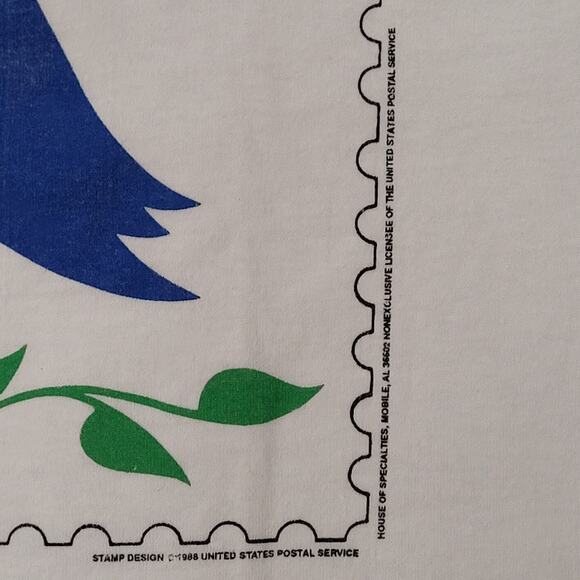 Vintage 1988 US-Stamp Notes Shirt Womens Large 20x26 USA - Picture 11 of 15